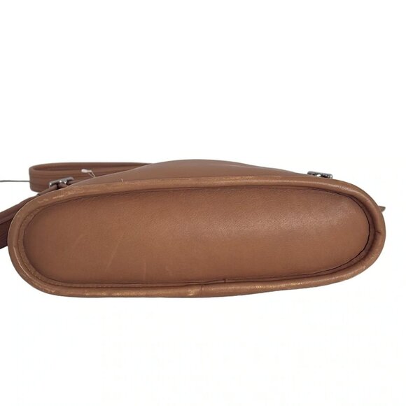 Auth COACH - 9816 Light Brown Leather Shoulder Bag - Picture 5 of 9